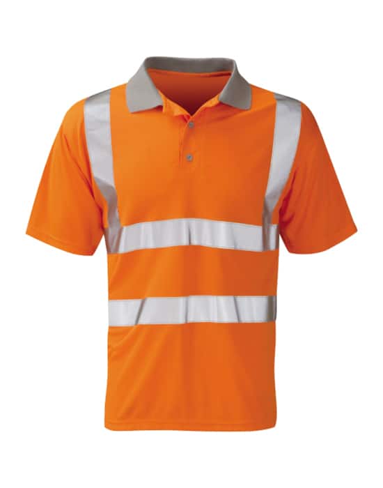 Hi Vis Rail Polo Shirt,hi vis orange polo GX PS03 HO