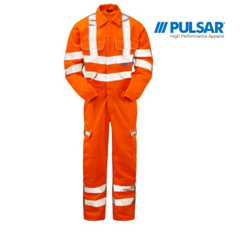 Rail Spec Combat Coverall,PULSAR® rail spec hi vis orange coverall pulsar GPB PR339 e1616876133873