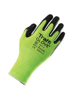 Cut level 5 safety glove with high dexterity