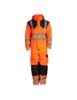 hi vis waterproof breathable thermal coverall high visibility workwear rail