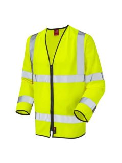 hi vis vest long sleeved flame retardant high visibility waistcoat