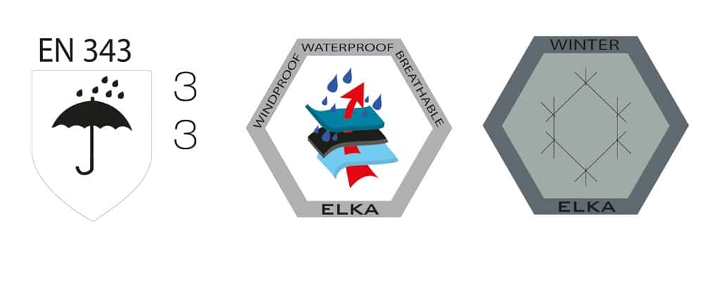 Elka 2 in 1 jacket header weather ratings