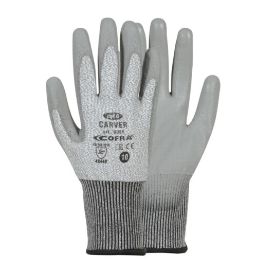 gloves, extended cuff, cut level 5, palm coated  CARVER e1616622938934