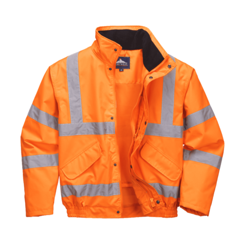 rail specification hi vis orange bomber jacket,Portwest GPW RT32 e1616836203589