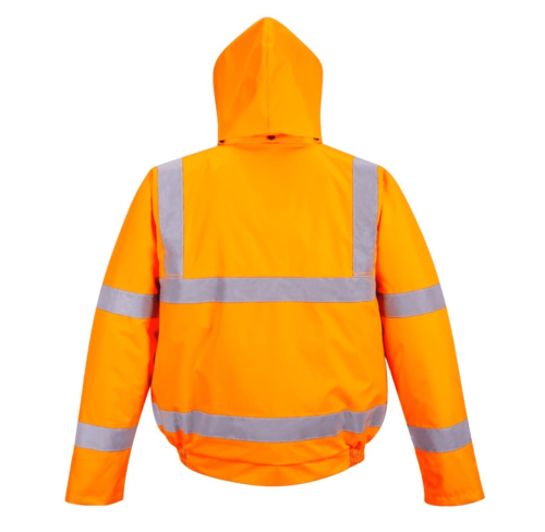 rail specification hi vis orange bomber jacket,Portwest GPW RT32back e1616836252530