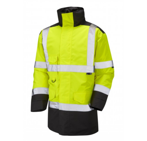 hi vis jacket, waterproof, two tone, coat  GX JK10 YN e1616829699999