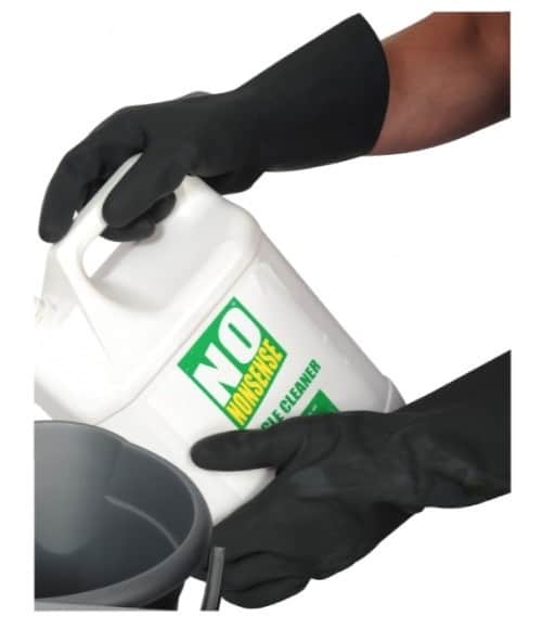 waterproof gloves, heavyweight, black  AX 050 1