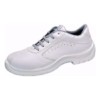 safety shoes, lace up microfibre, white, mens, S2, slip resistant, water repellent  BCS L219