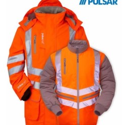 Pulsar® Rail Spec 7-In-1 Storm Coat C/W Interactive Body Warmer