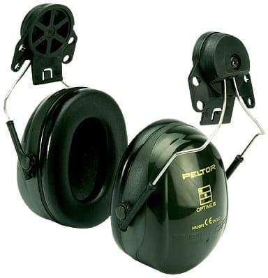 helmet mounted ear defenders, Peltor Optime 2,  KAO H520H