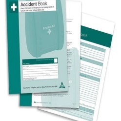 first aid accident report book 9804 p