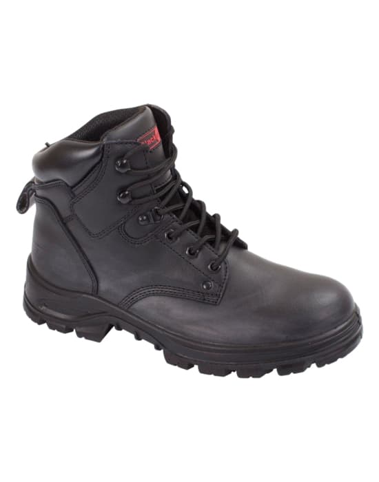 All black steel toe on sale boots