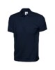 short sleeved polo shirt, Uneek, mens, cotton, blue, jersey workwear 100 cotton jersey poloshirts navy cun 122 nv