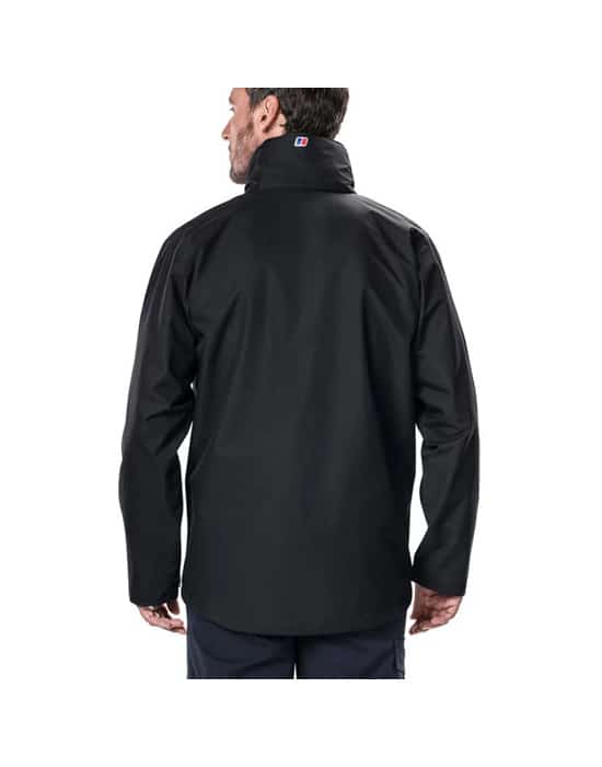 waterproof jacket, Alpha, mens,  workwear alpha mens waterproof jacket black cbh 21033 bk 2