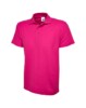 short sleeved polo shirt, Uneek, mens, classic workwear classic poloshirt hot pink cun 101 hp
