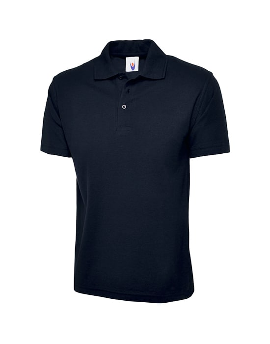 short sleeved polo shirt, Uneek, mens, classic workwear classic poloshirt navy cun 101 nv