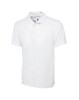 short sleeved polo shirt, Uneek, mens, classic workwear classic poloshirt white cun 101 wt