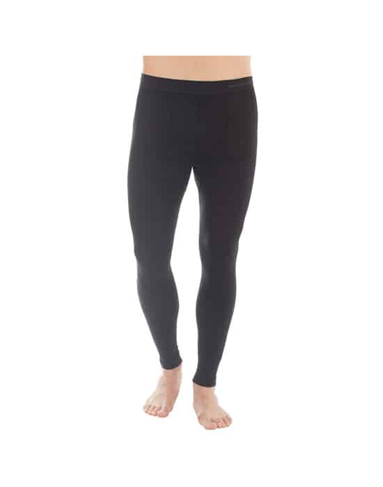 Men's Base Layer Leggings,BRUBECK® workwear comfort merino mens thermal leggings black cbb le10930 bk