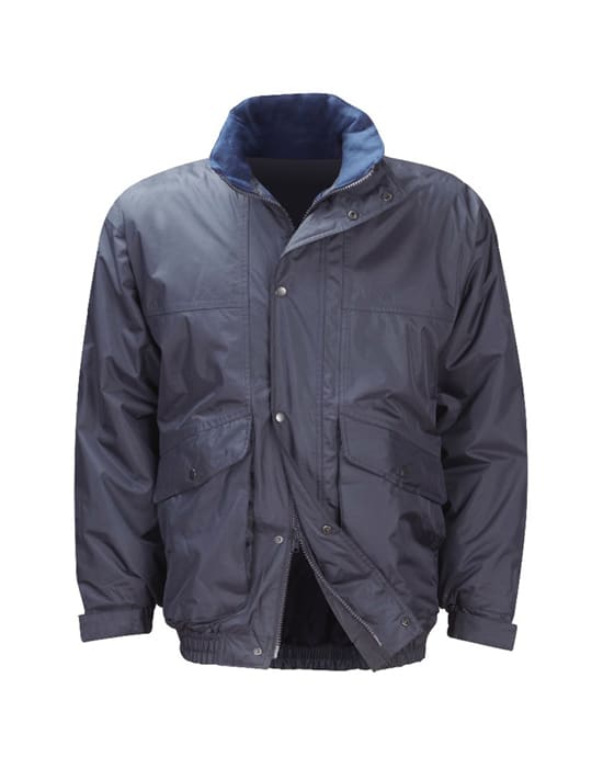 bomber jacket, courier, mens, waterproof workwear courier bomber jacket navy cx jk009 nv