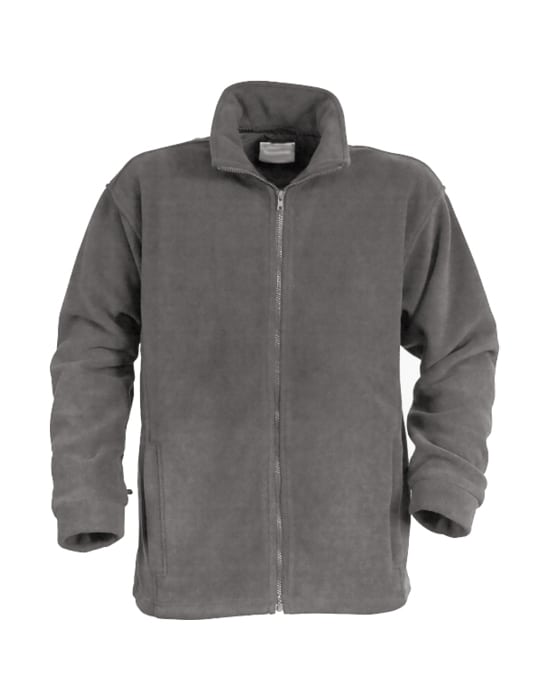 Fleece, Ranks, mens  workwear deluxe full zip micro fleece charcoal crk rk36 ch