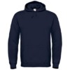 warehouse coat, mens, polycotton, blue  workwear deluxe hooded sweatshirt navy crk 24 nv