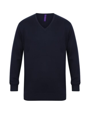 fine knit v neck jumper