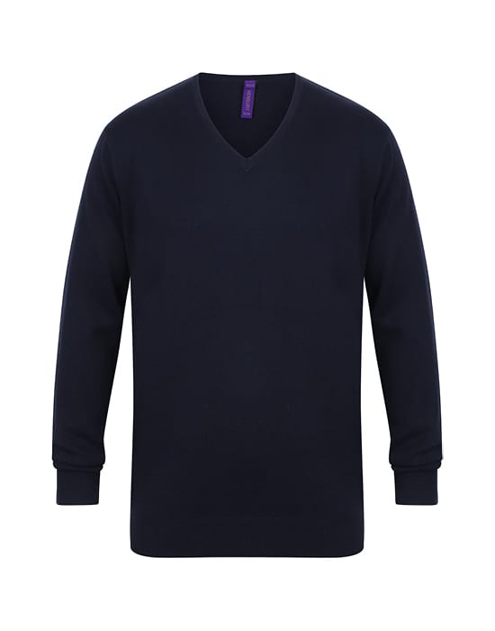 v neck sweater, mens, jumpers workwear fine knit v neck sweater navy crl hb720 nv
