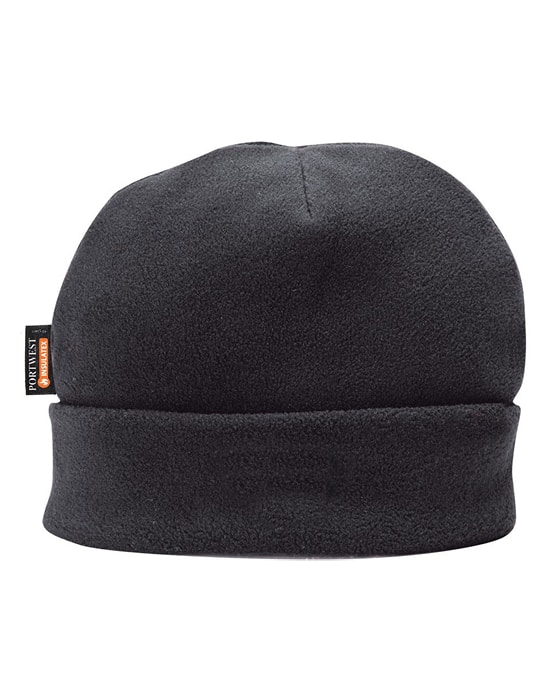 fleece hat, lined  workwear fleece hat lined black cpw ha10 bk