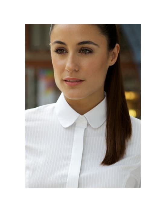 Long sleeve blouse, Franca, Brook Taverner, slim fit,  workwear franca slim fit long sleeve blouse white cbr 2251 wt 1