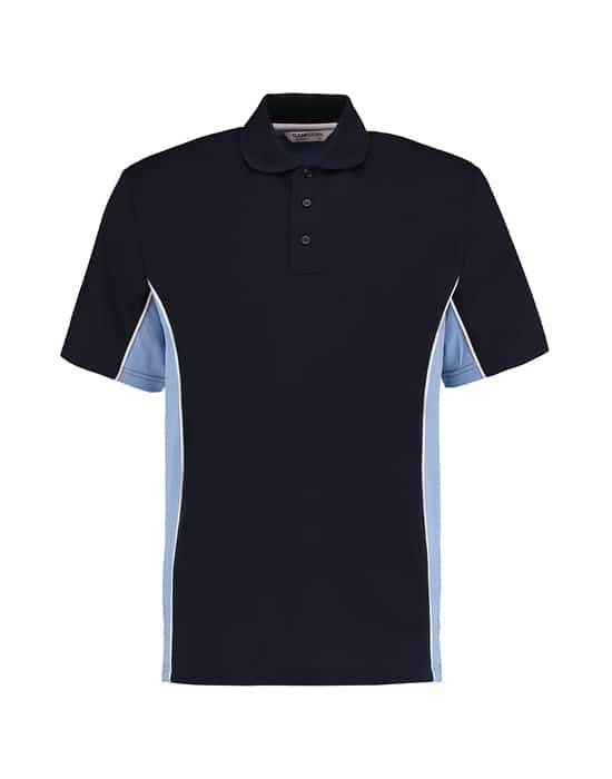 short sleeved polo shirt, Ralawise, Game Gear, mens workwear game gear contrast polo shirt navy light blue crl kk475 nvlb