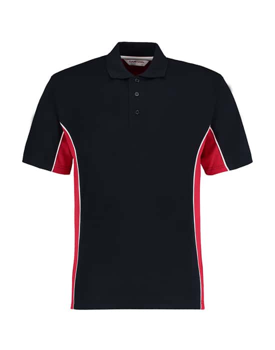 short sleeved polo shirt, Ralawise, Game Gear, mens workwear game gear contrast polo shirt navy red crl kk475 nvrd