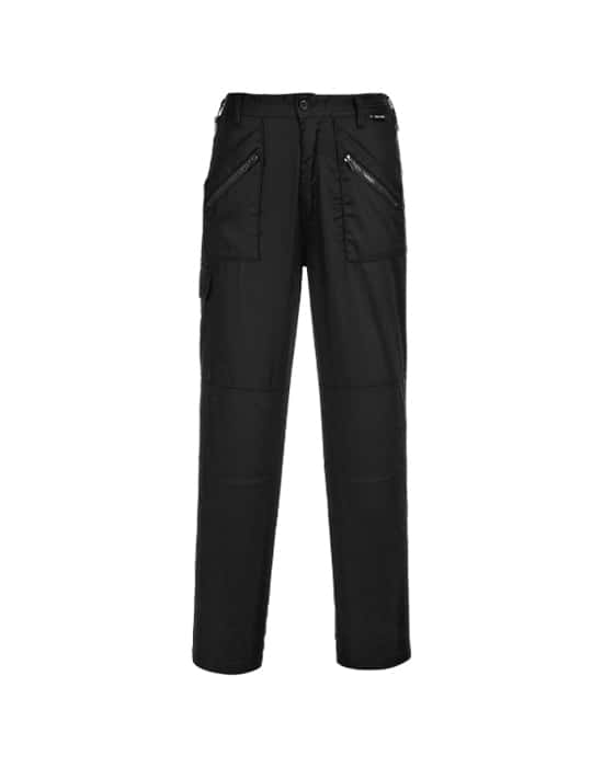 action trousers, ladies  workwear ladies action trousers black cpw s687 bk