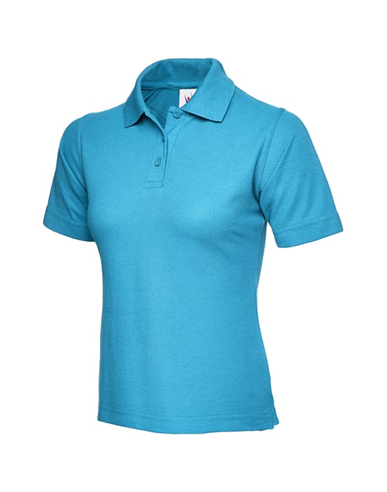 polo shirt, Uneek, short-sleeved, ladies, classic  workwear ladies classic polo shirt sky cun 106 sk
