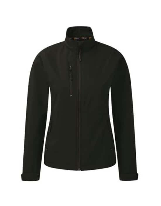 softshell jacket, Orn, ladies, black  workwear ladies classic softshell jacket black cor 4260 bk