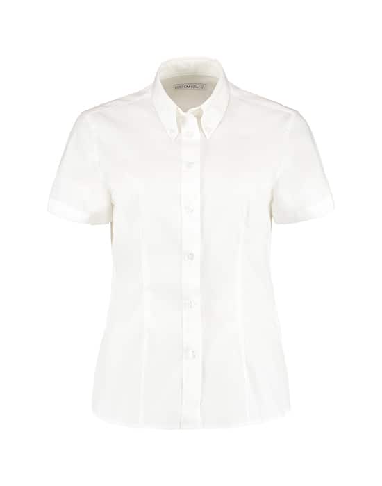 Ladies Short Sleeved Oxford Blouse,ladies blouse workwear ladies short sleeve oxford blouse white cx sh012 wt