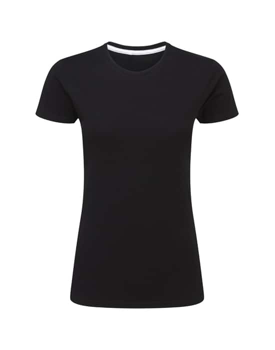 ladies t-shirt  workwear ladies t shirt black cbt sg15f bk
