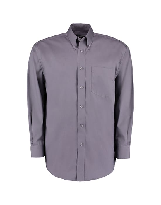 Men's Long Sleeved Oxford Shirt,oxford shirt workwear mens long sleeved oxford shirt charcoal cx sh009 ch