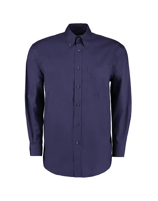 Men's Long Sleeved Oxford Shirt,oxford shirt workwear mens long sleeved oxford shirt navy cx sh009 nv
