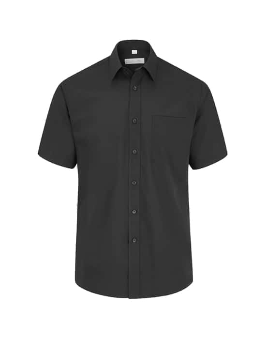 Men's Short Sleeved Classic Shirt,short sleeved shirt workwear mens short sleeved classic shirt black cx sh018 bk