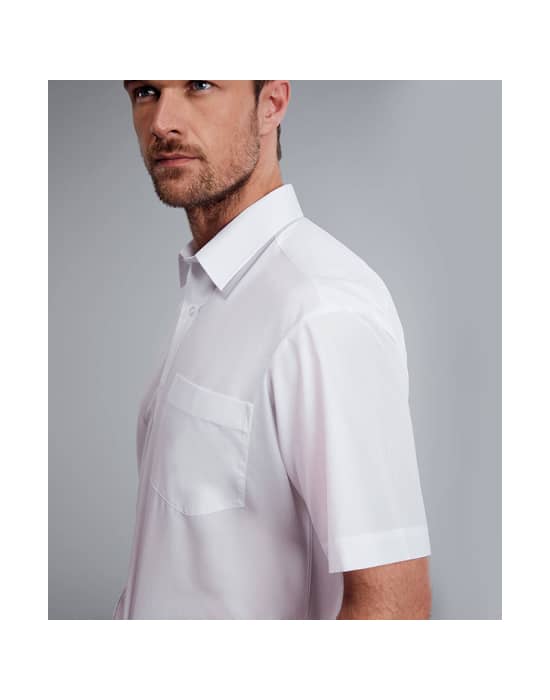 Men's Short Sleeved Classic Shirt,short sleeved shirt workwear mens short sleeved classic shirt white cx sh018 wt 1