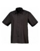 mens short sleeved shirt, colourway  workwear mens short sleeved colourway shirt black cx sh031 bk