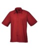 mens short sleeved shirt, colourway  workwear mens short sleeved colourway shirt burgundy cx sh031 bg