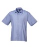 mens short sleeved shirt, colourway  workwear mens short sleeved colourway shirt mid blue cx sh031 mb