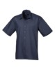 mens short sleeved shirt, colourway  workwear mens short sleeved colourway shirt navy cx sh031 nv