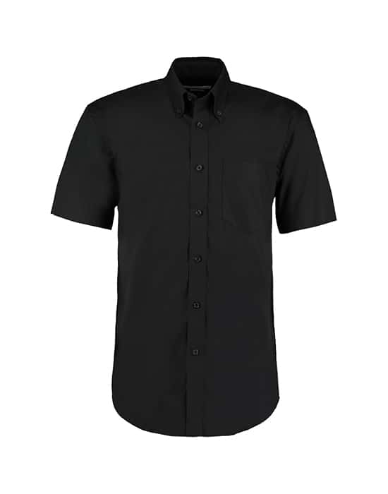 Men's short sleeved oxford shirt,oxford shirt workwear mens short sleeved oxford shirt black cx sh010 bk