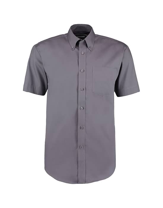 Men's short sleeved oxford shirt,oxford shirt workwear mens short sleeved oxford shirt charcoal cx sh010 ch