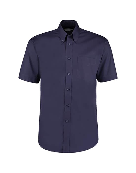 Men's short sleeved oxford shirt,oxford shirt workwear mens short sleeved oxford shirt navy cx sh010 nv