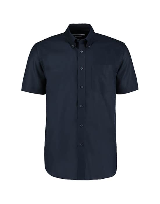 short sleeved shirt, Oxford, Ralawise, mens, blue  workwear mens short sleeved oxford shirt navy navy crl kk350 nv