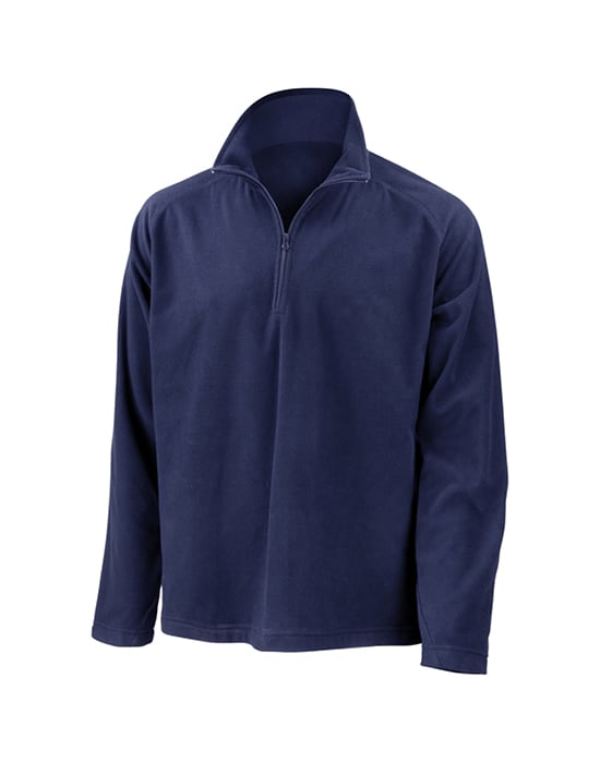 Fleece, Ralawise, zip neck, lightweight, mens  workwear micro zip neck fleece navy crl r112x nv