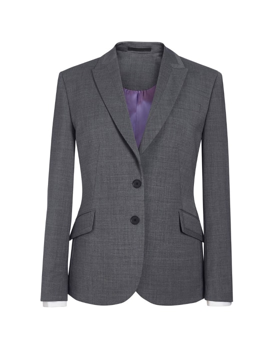 Tailored Fit 2 Button Ladies Jacket,Novara workwear novara tailored fit 2 button jacket grey cbr 2222 gr